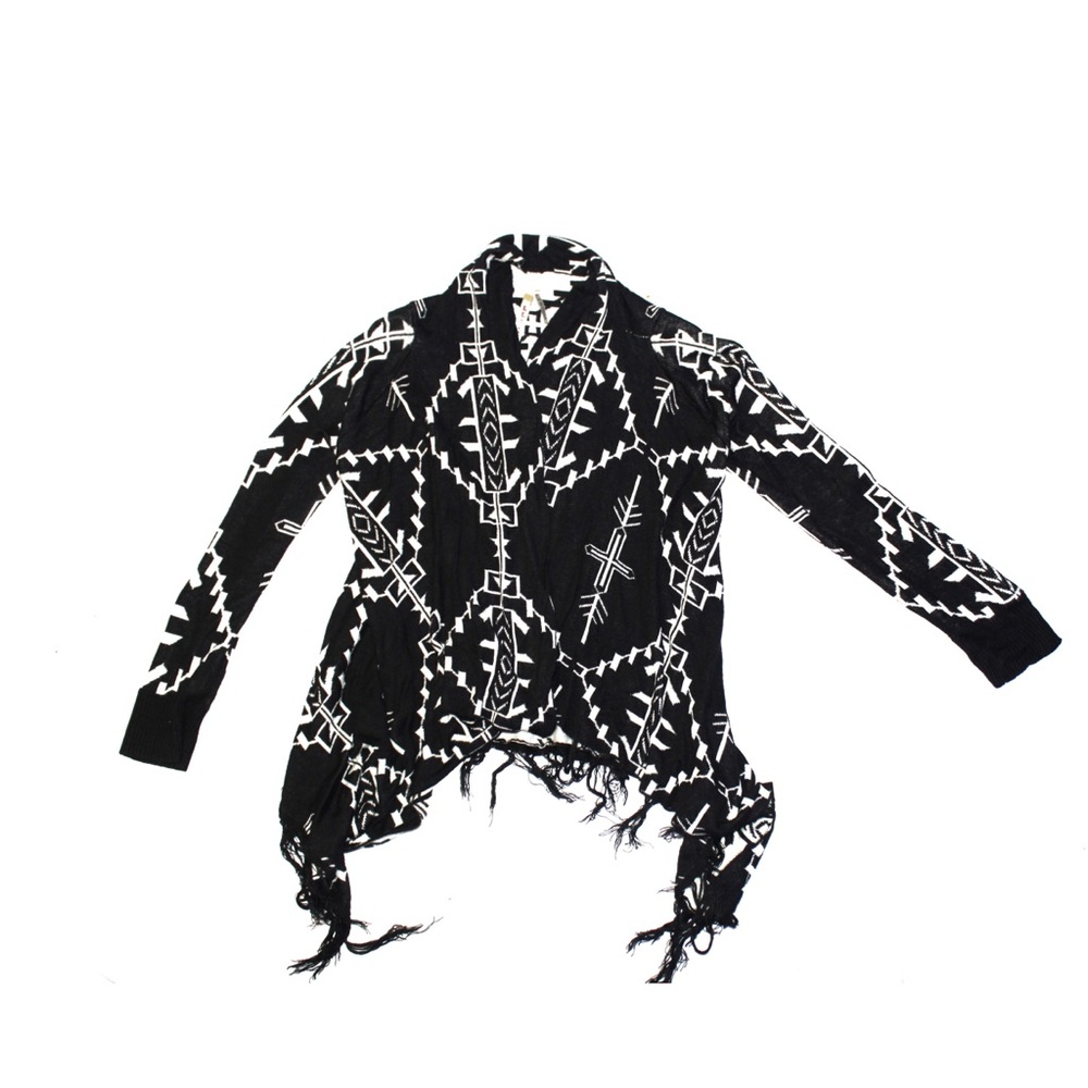 Black Tribal Cardigan